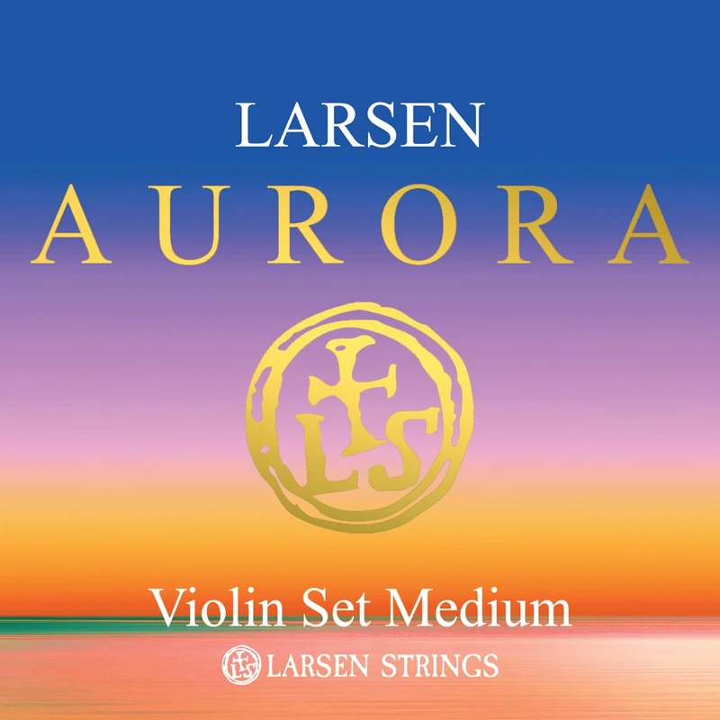 LARSEN STRINGS Aurora violin strings set 4/4 with D aluminium medium