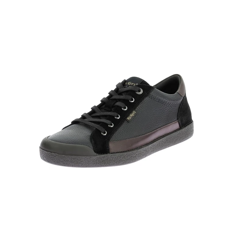 Kickers Men's Kick Trainer Sneaker, Black, 7.5 UK