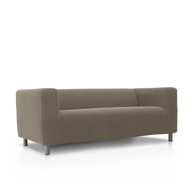 FAVERTI® Super Elastic Sofa Cover Compatible with IKEA KLIPPAN 2-seater Sofa | Model NOVELE | Linen | Jacquard Fabric Quality Protector Cotton Touch - Image 1