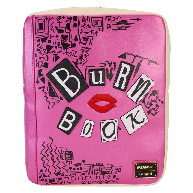 Loungefly - Mean Girls: Burn Book - Mini Backpack - Amazon Exclusive - Premium Vegan Leather - Gift Idea - Official Merchandise - for Boys, Girls Men and Women - Movies Fans - Image 1