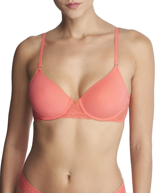 Natori Women's Bliss Perfection Contour Underwire, Papaya
