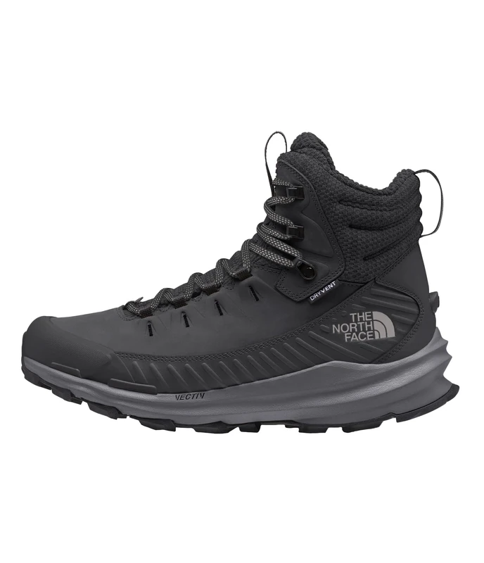 The North Face Men's Vectiv Fastpack Insulated Wp Hiking Boot, Tnf Black/Vanadis Grey, 7.5