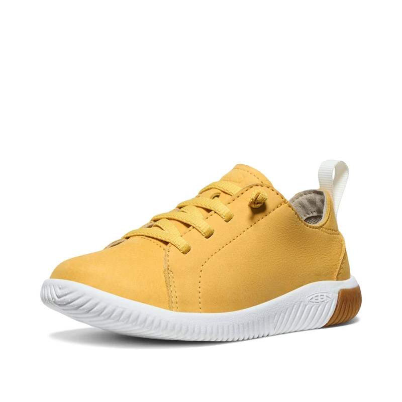 KEEN Unisex-Child KNX Lace Up Lightweight Barefoot Feel Sneakers, Daffodil/Star White, 12 - Image 1