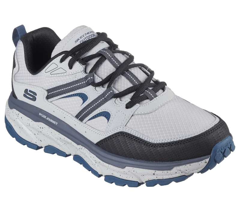 Skechers Travel D'lux Hiking ShoesMen, Grey, 8 UK