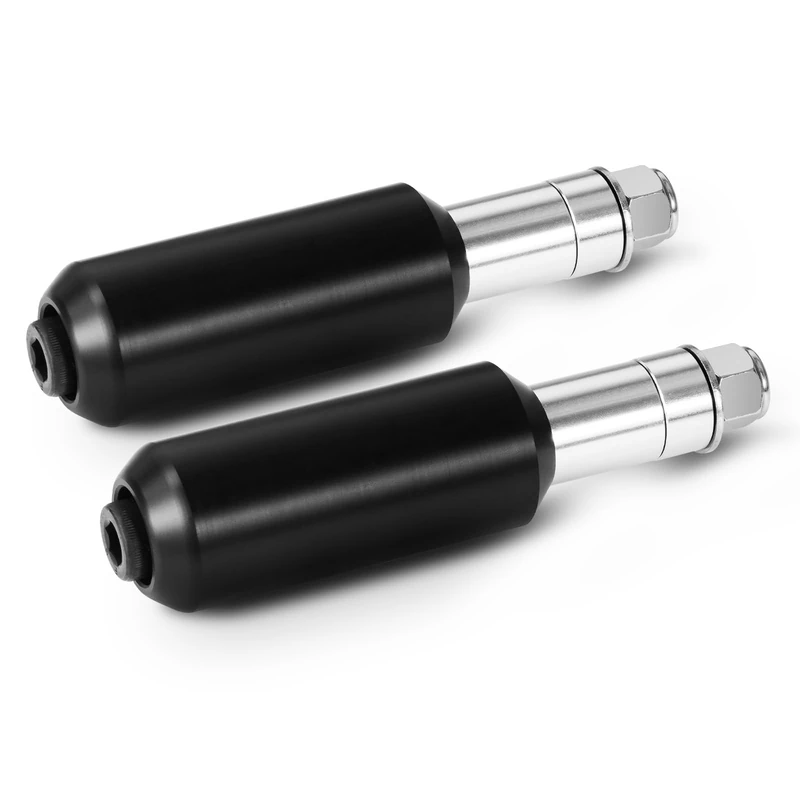 VASTMT Motorcycle No Cut Frame Slider, 4’’ Upper Shock Mount Frame Sliders Anti Crash Protector Falling Protection Compatible with Dyna 2006-2017 / Smooth