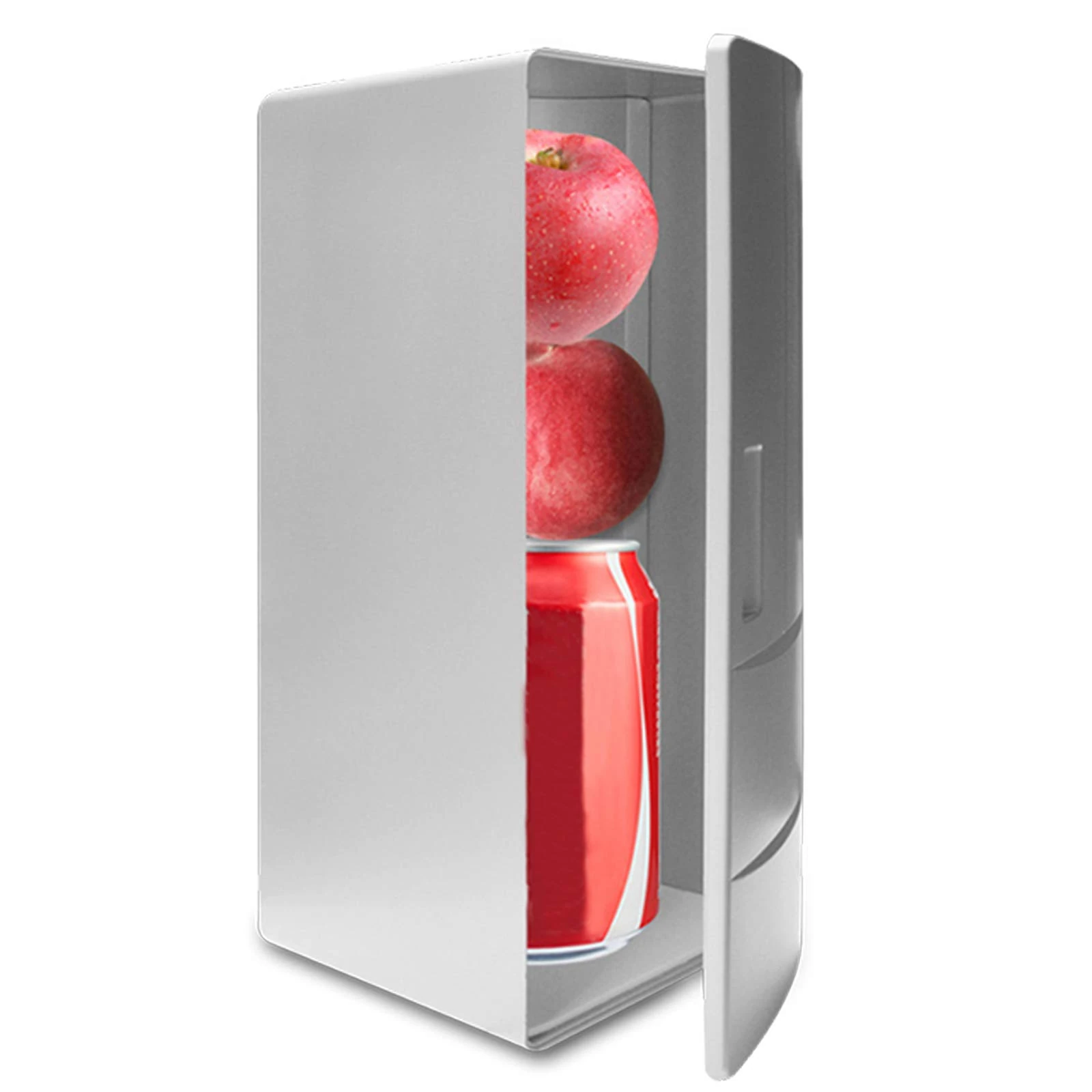 5L Mini Fridge USB mini refrigerator Portable Small Fridge for Drinks, Snacks, Skincare Freestanding 5V 3W,12.5 * 8.3 * 24.8cm For Bedroom, Student Dormitory, Office With Cooling And Warming