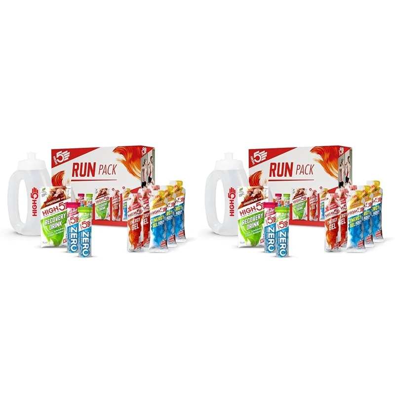 HIGH5 Run Pack Containing Running Energy, Hydration & Recovery Products (Pack of 2)