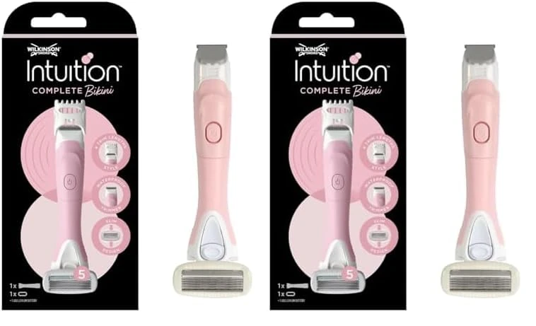 Wilkinson Sword Intuition Bikini Set - Trimmer & 5 Blade Razor (2pk)