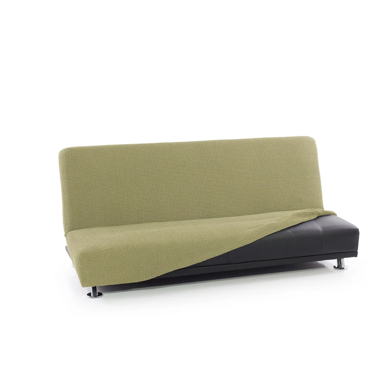 FAVERTI® Click Clack 3 Seater Sofa Bed Cover from 160 to 200 cm | Model NOVELE | Pistachio | Super Elastic Cover Ideal for Any Sofa Bed | Quality Protector Jacquard Fabric Cotton Feel