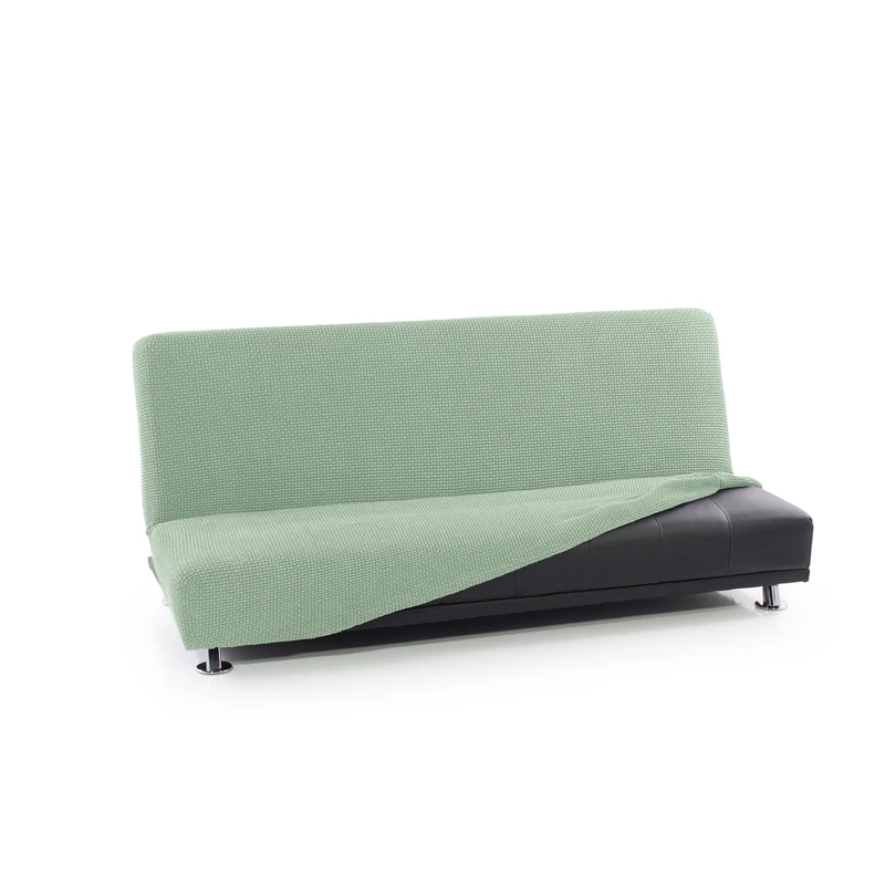 FAVERTI® Click Clack 3 Seater Sofa Bed Cover from 160 to 200 cm | Model NOVELE | Turquoise | Super Elastic Cover Ideal for Any Sofa Bed | Quality Protector Jacquard Fabric Cotton Feel