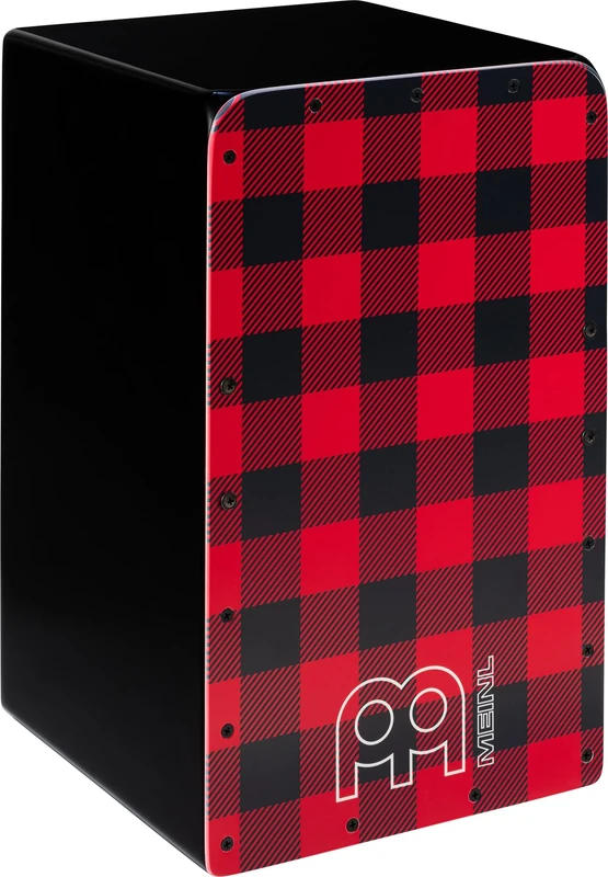 Meinl Percussion Headliner Cajon Instrument - Big Drum Box with Snare and Bass Sound - Playing Surface Lumberjack (HCAJ3LJ)