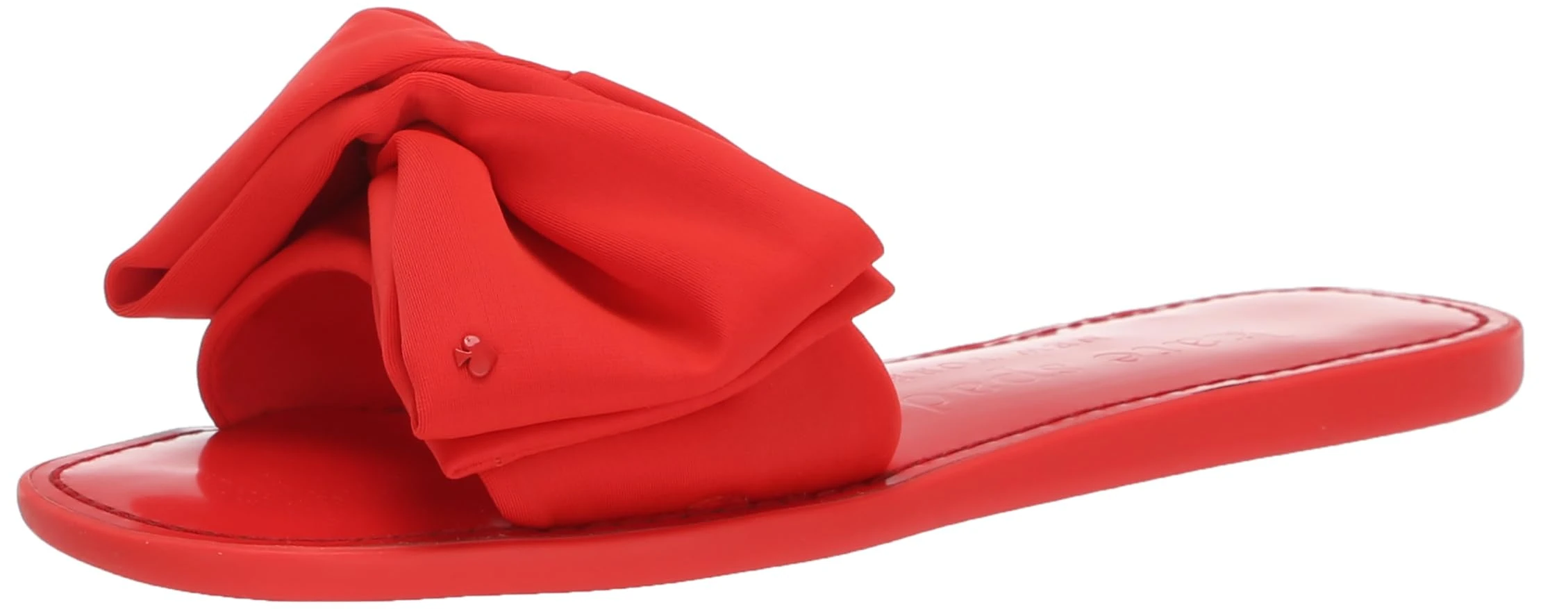 Kate Spade New York Women's Bikini Flat Sandal, Ponderosa Red, 6.5 UK