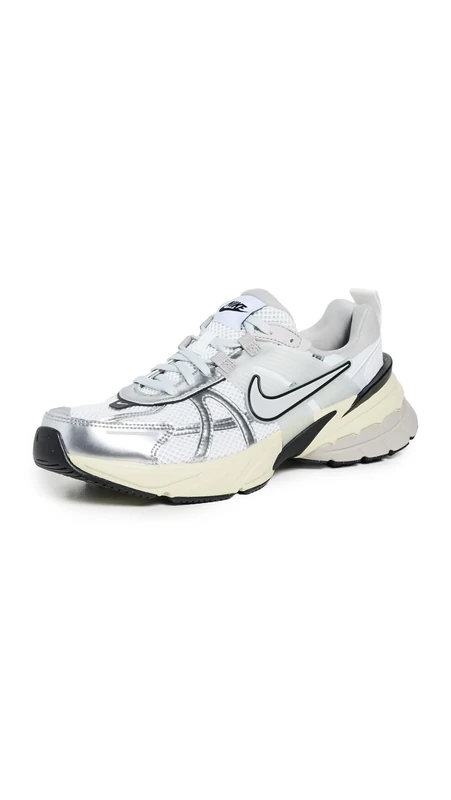 Nike FD0736 V2K Run Women Summit White/Metallic Silver UK 5