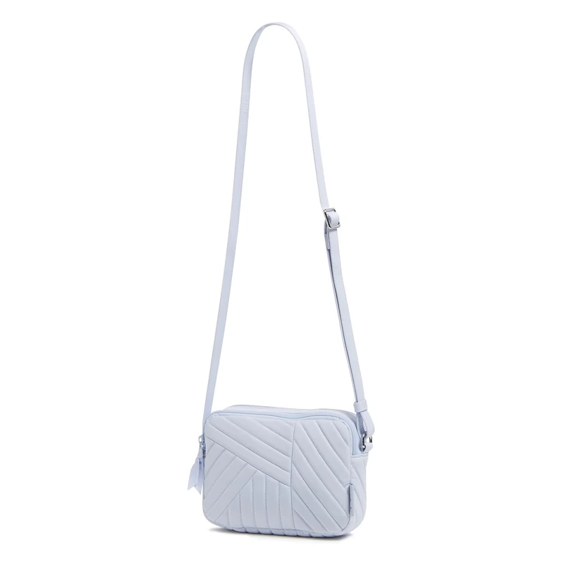 Vera Bradley Cotton Evie Crossbody Purse, Morning Glory, One Size