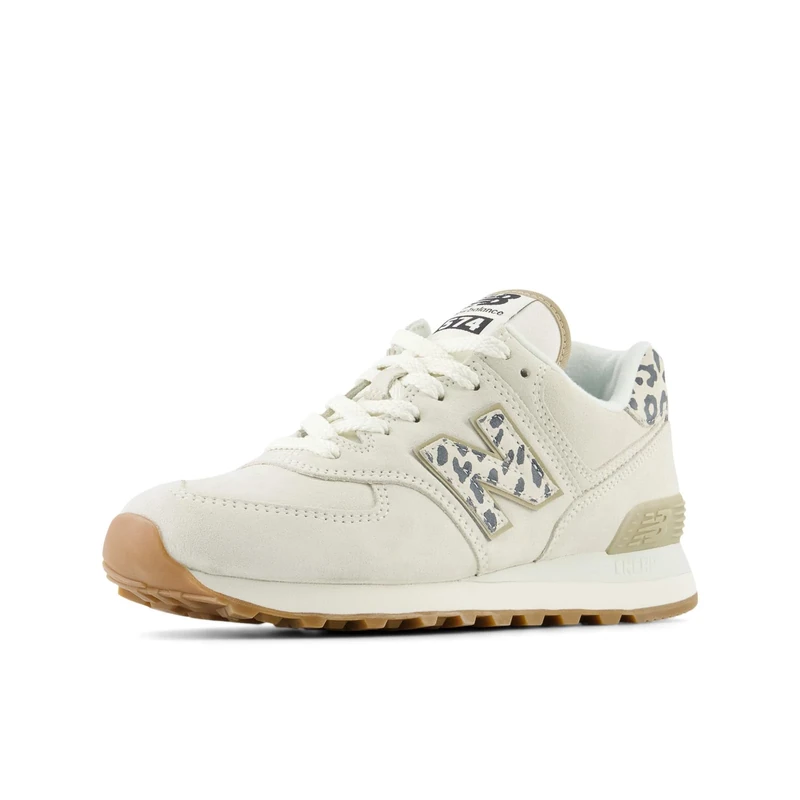 New Balance Women's 574 Shoes, Sea Salt/Phantom, 7/M