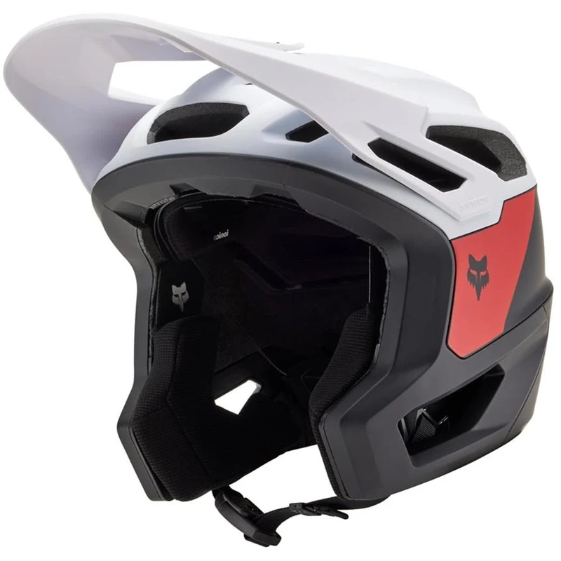 Fox Dropframe Pro Nyf Helmet in Black/White Large, Black/White