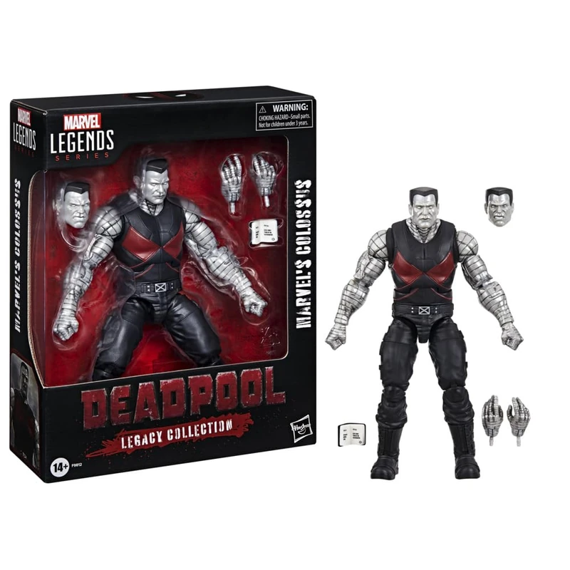 Marvel Legends Series Marvel’s Colossus, Deadpool Legacy Collection Deluxe Collectible 6 Inch Action Figure, Silver/Gray