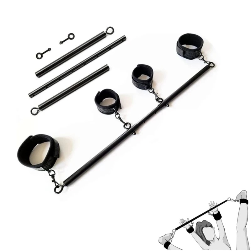 Spreader Bar Sex Toys Bondage Sex Furniture Restraints with Handcuffs