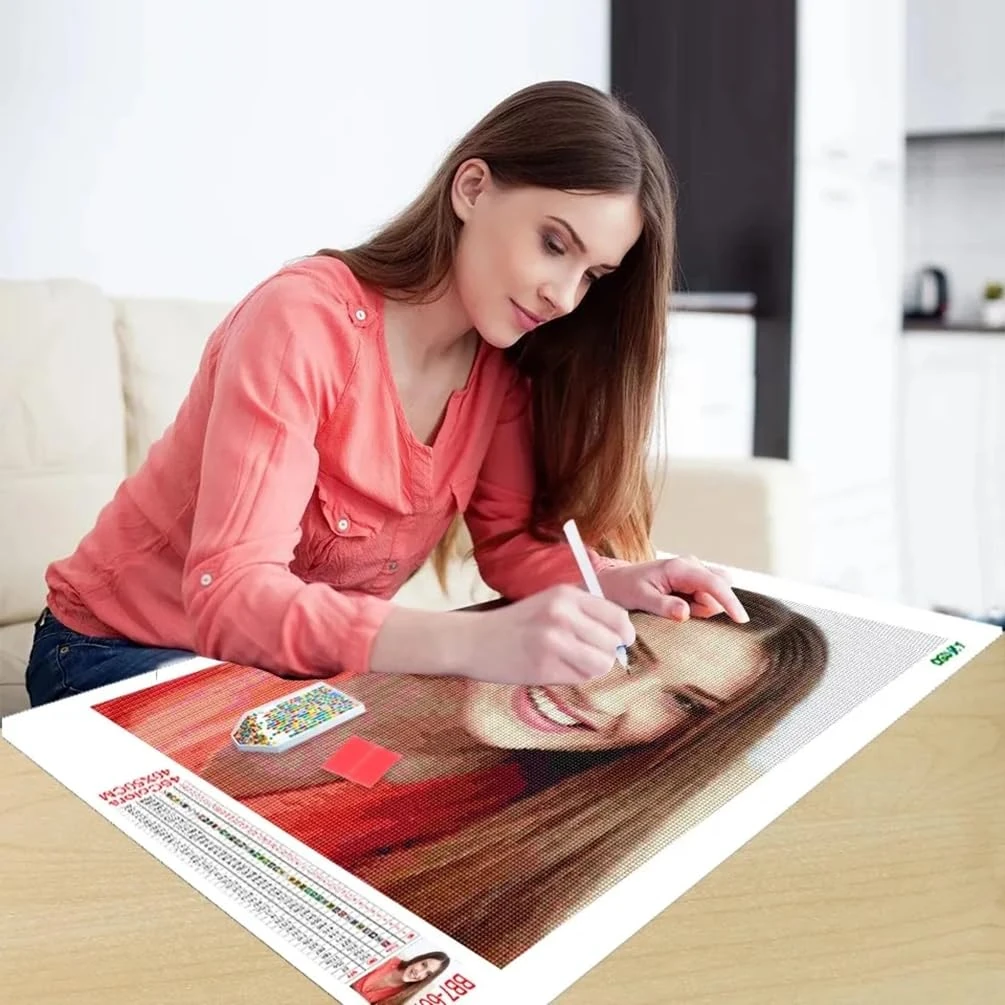 Rainsar Personalized Diamond Painting Art Kits Full Drill, Create Your Own Masterpiece, Perfect for Relaxation and Home Decor, 5D DIY Gift for Unforgettable Memories (Square, 11.7x15.8inch/30x40cm)