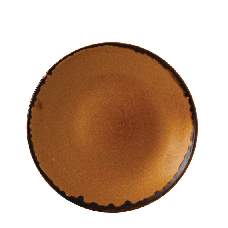 Churchill Dudson Harvest Deep Coupe Plates Brown 255mm (Pack of 12)