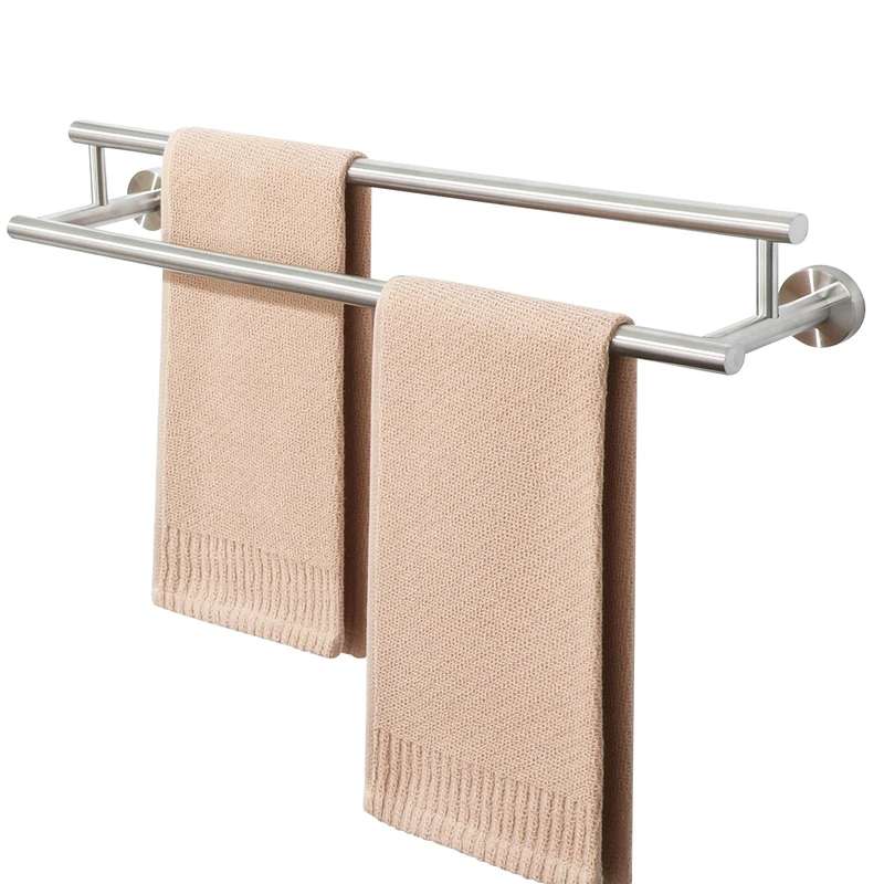 Alise Double Towel Bar,20" Towel Racks for Bathroom Wall Mounted,Nickel