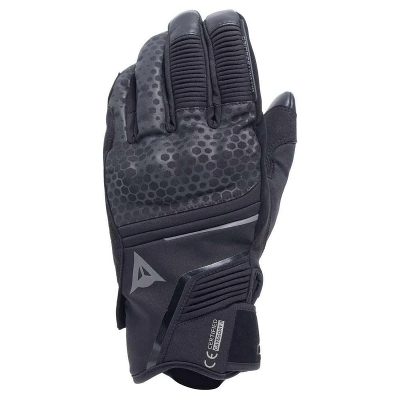 Dainese - Tempest 2 D-Dry® Short Gloves, Winter Motorcycle Gloves, Touring, Waterproof, Touchscreen, Men, Black, XXXL