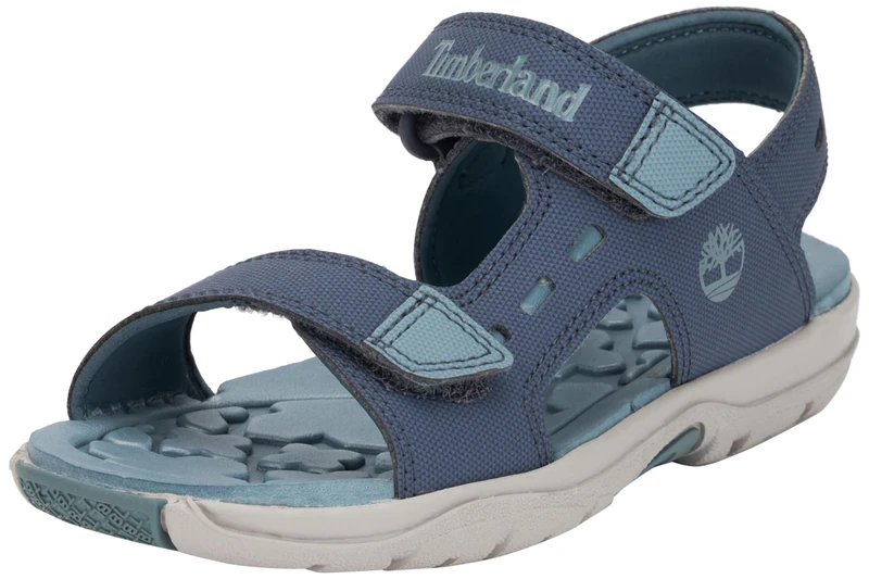 Timberland Unisex Kids Moss Jump 2 Strap (Toddler) Sandal, Dark Blue, 6 UK