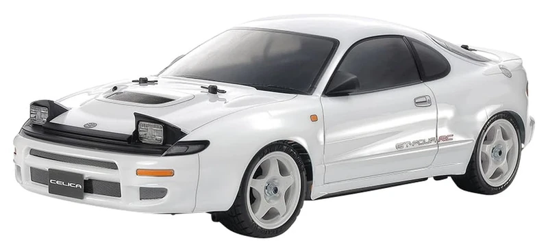 TAMIYA 58730 1:10 RC Toyo. Celica GT-Four TT-02 ST185 Remote Control Car, RC Vehicle, Model Building, Kit for Assembly, Hobby, Crafts, RC Model, RC Model Kit