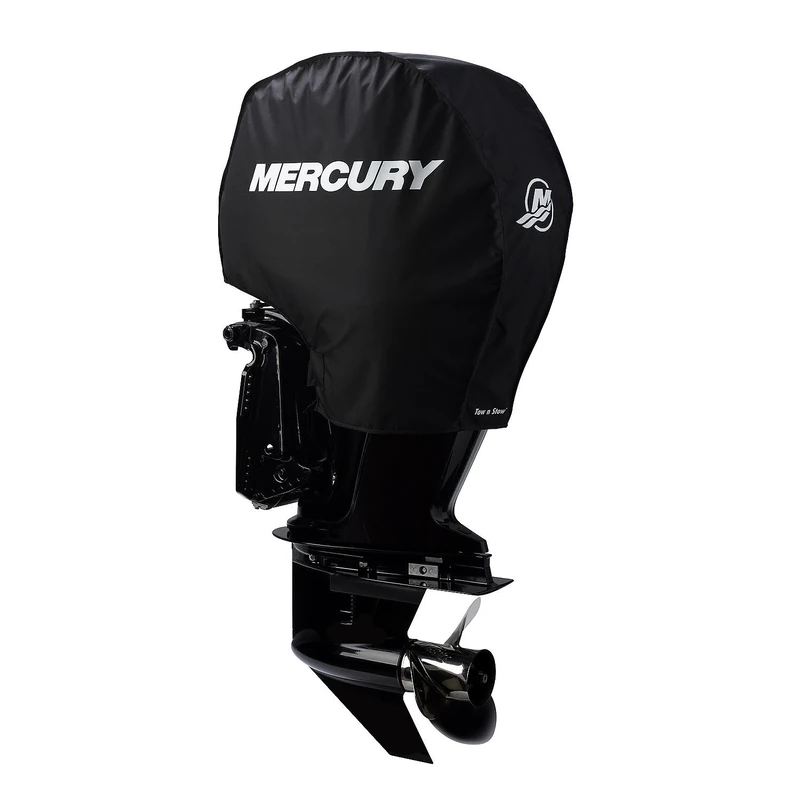 Mercury Tow N Stow Outboard Cover for 75-115hp FourStroke Engines, Black