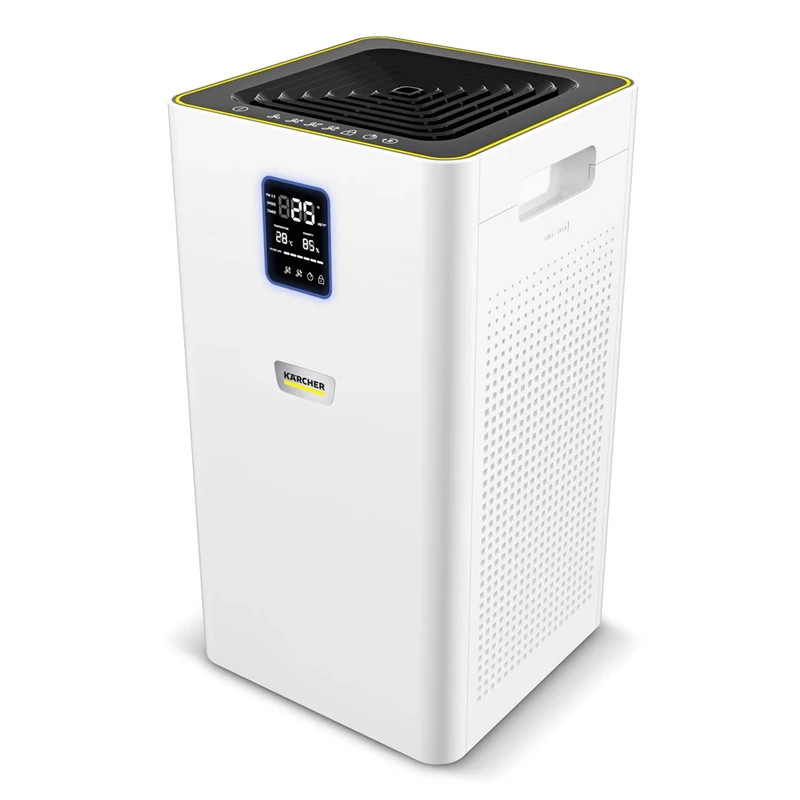 Kärcher air purifier AF 30, air flow rate: 320 m³/h, room size: 30 m², filter performance: removes 99.95% of particles down to 0.3 μm such as dust & allergens, automatic function, timer, night mode