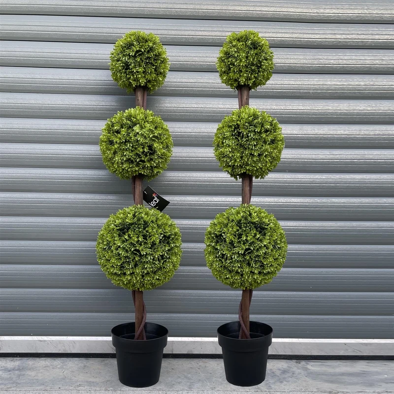 Leaf Artificial Boxwood Ball Trees
