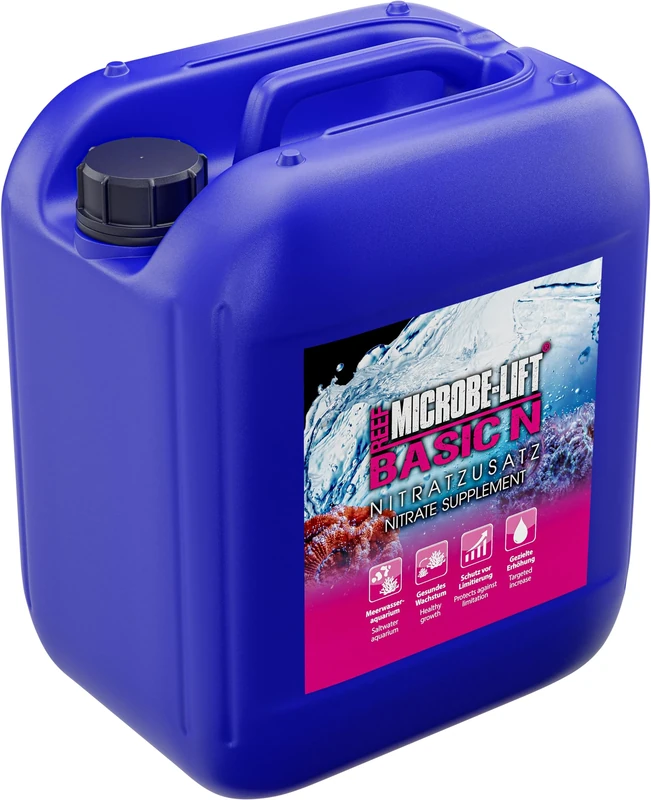 ARKA - Basic N - 5000 ml - Nitrate Additive for Saltwater Aquariums for Targeted Increase of NO3 Value, Supports Healthy Coral Growth.