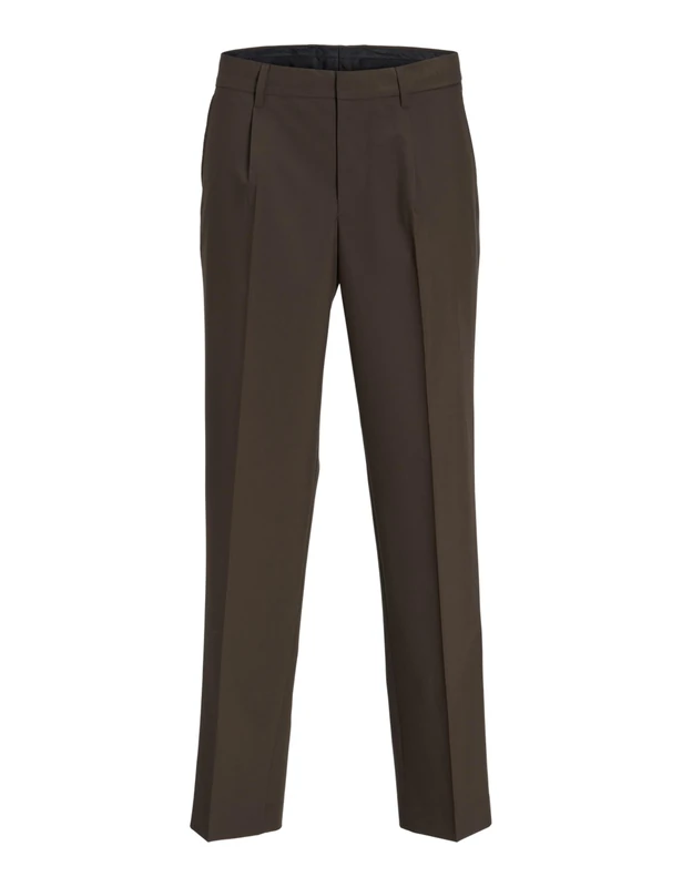 JACK&JONES Men's JPRBUSHWICK Harry Trouser Relaxed FIT Suit Pants, Slate Black/Fit:Relaxed FIT, - Image 1