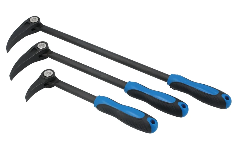 Laser 8825 Adjustable Head Pry Bar Set 3pc