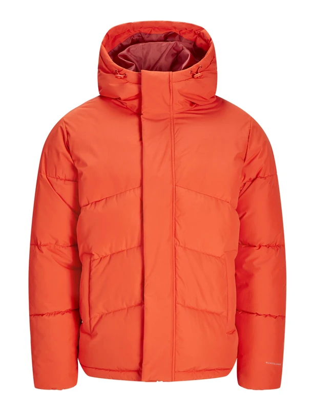 JACK & JONES Men's JJWORLD Puffer Jacket, Dragon Fire, S, Dragon Fire, S - Image 1