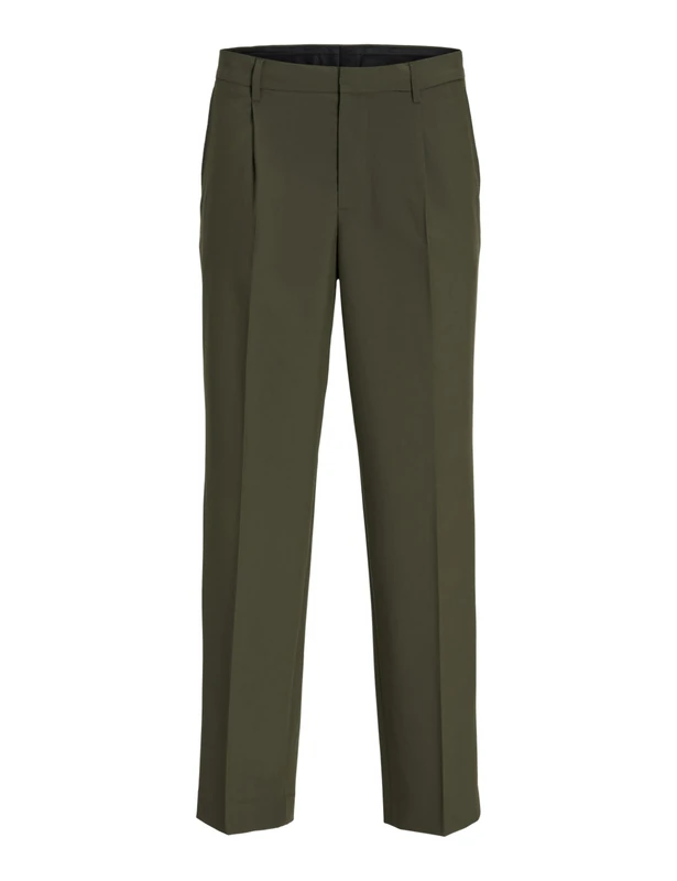 JACK & JONES Jprbushwick Harry Trousers Relaxed Fit, Peat/fit: Relaxed fit, 42
