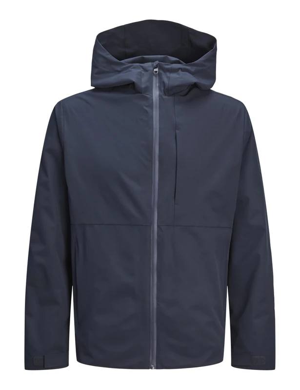 JACK&JONES JPRCCCITY Men's Hood Jacket, Dark Navy, M, Dark Navy, M - Image 1