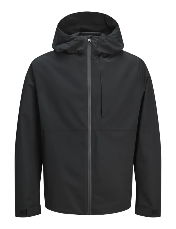 JACK&JONES JPRCCCITY Men's Hood Jacket, Black, S, black, S - Image 1
