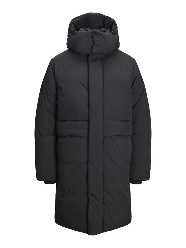 JACK & JONES Men's Jprccbolton Long Buffer Coat, Black, XS