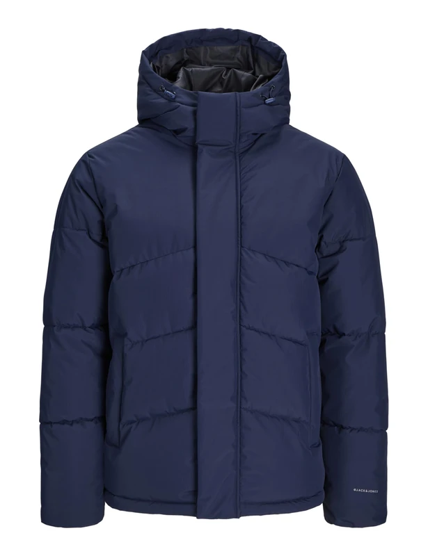 JACK&JONES PLUS Men's JJWORLD Puffer Jacket PLS Puffer Jacket, Navy Blazer, 3XL, Blazer navy, 1XL