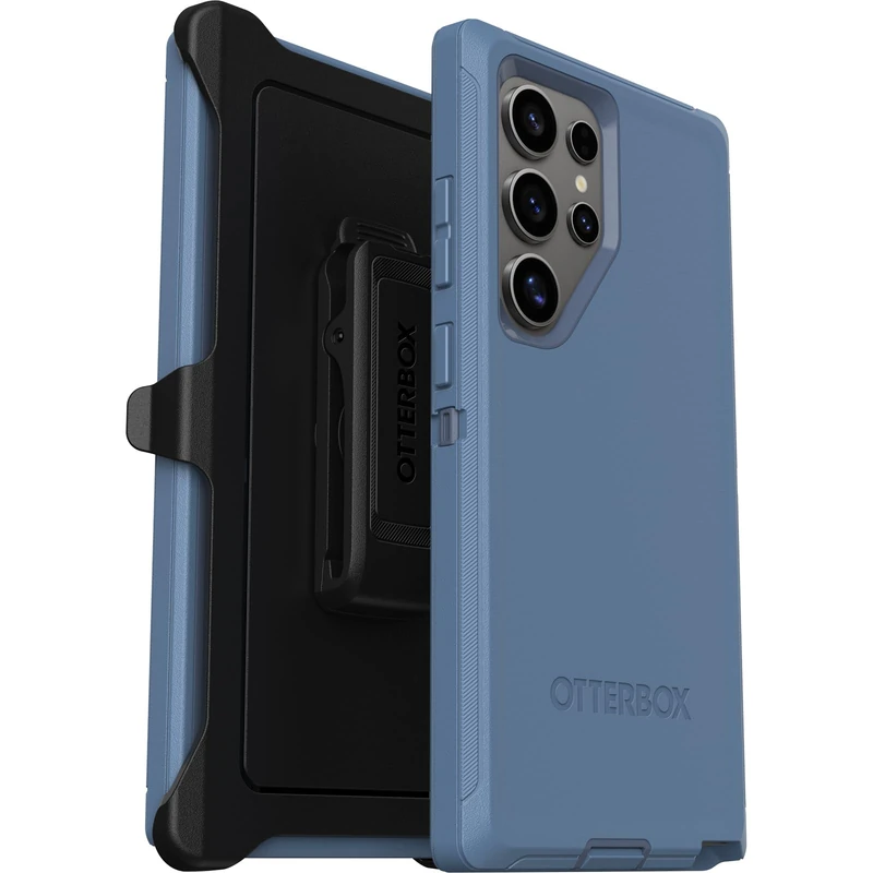 OtterBox Defender Case for Samsung Galaxy S24 Ultra, Shockproof, Drop Proof, Ultra-Rugged, Protective Case, 5x Tested to Military Standard, Blue