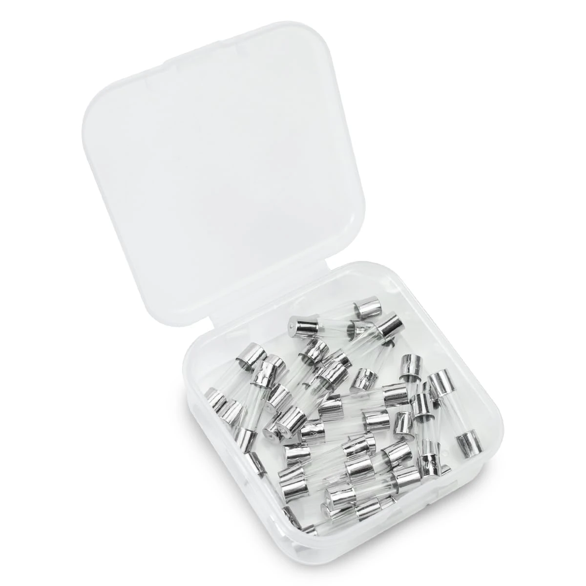 Innfeeltech 25pcs Fast Blow Glass Fuses 5 * 20mm 250V 3.15A Quick Tube Fuse Assortment Kit