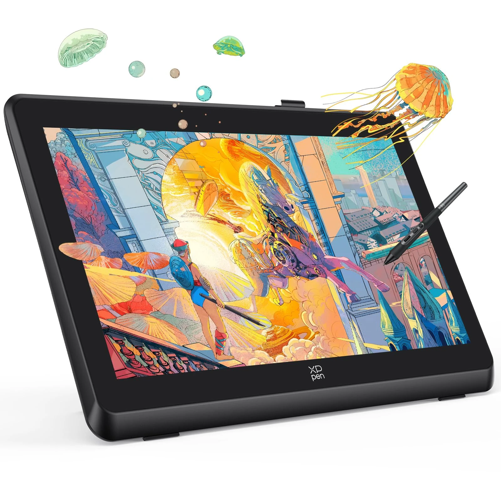 XPPen Artist 22 Plus Graphics Tablet with 21.5-inch Fully-lamintaed Screen, 130% sRGB Color Gamut, Professional Drawing Tablet with X3 Pro Stylus (16K Pen Pressure), Supports Windows/macOS