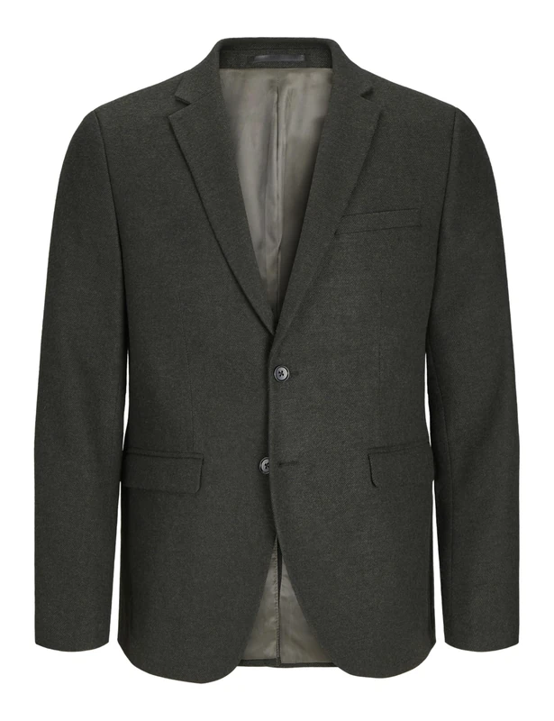 JACK & JONES Men's Jprwinter Twill Blazer Sn Suit Jacket, Peat/fit: Slim fit, 40R