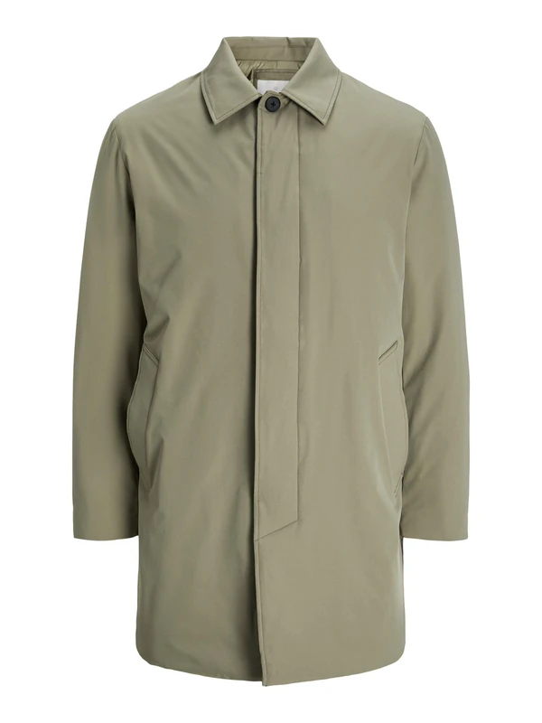 JACK & JONES Men's Jprcccity Padded Mac Coat, Overland Trek, S