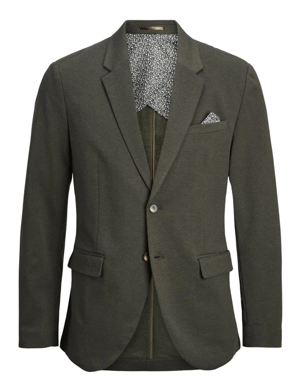 JACK & JONES Male Single Breasted Blazer JPRPRESTON Slim Fit Blazer, Peat, 36