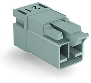 WAGO Winsta Mini 890-852/011-000 Power Connector Horizontal Total Number of Poles: 2 16A