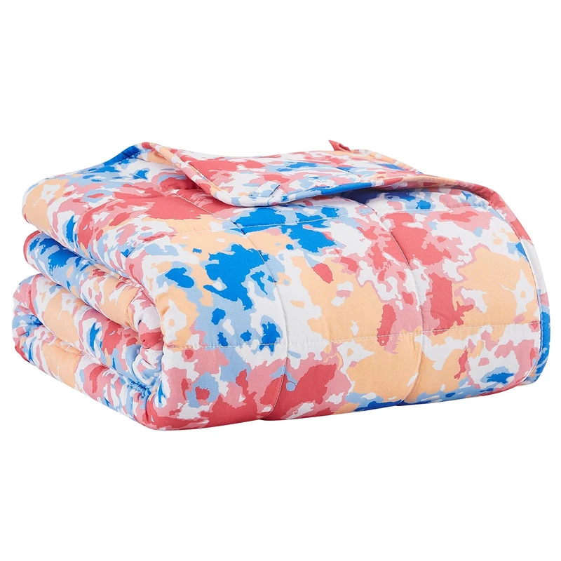 L'AGRATY Weighted Blanket - 60"x80", 15lbs Cooling Breathable Heavy Blanket with Glass Beads for Adult All-Season