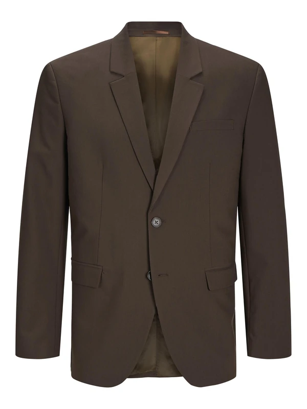 JACK & JONES Men's Jprbushwick Harry Blazer Reg Noos Suit Jacket, Slate Black/fit: Regular fit, 36R