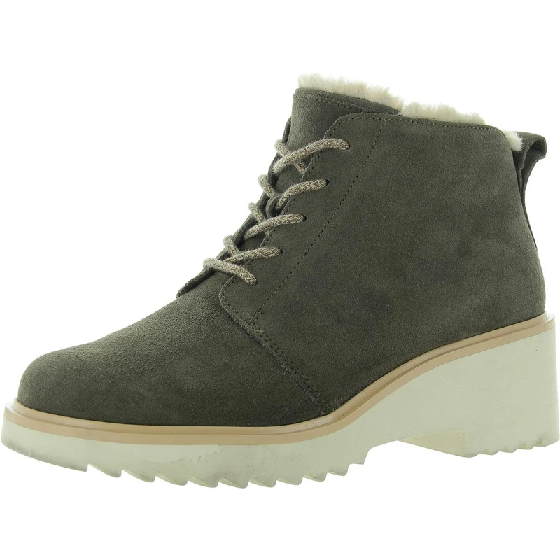 TOMS Women's Maude Lace Up Fashion Boot, Canteen Suede, 4 UK